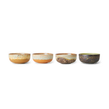 Load image into Gallery viewer, HKLiving 70&#39;s Ceramics Tapas Bowls Drift - Set of Four