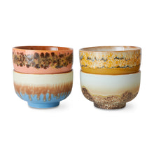 Load image into Gallery viewer, HKLiving 70&#39;s Seabreeze Ceramic Noodle Bowls - Set of Four