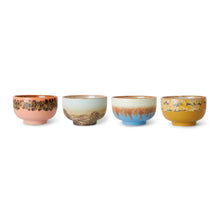 Load image into Gallery viewer, HKLiving 70&#39;s Seabreeze Ceramic Noodle Bowls - Set of Four