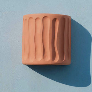 Dorico Terracotta Wall Vase