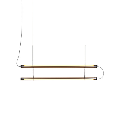 Double Fris Pendant Light