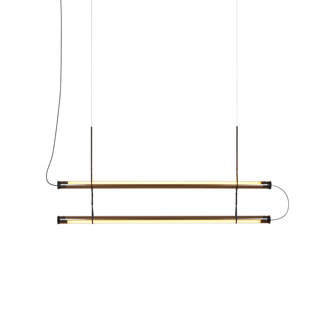 Double Fris Pendant Light