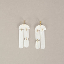 Load image into Gallery viewer, Mother Of Pearl Pendant Earrings