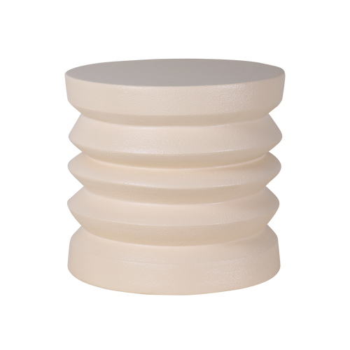 HKLIVING Stoneware Side Table - Cream