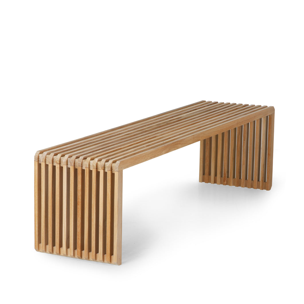 HKliving Slatted Bench Teak 160 cm