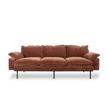 Load image into Gallery viewer, HKliving Retro Velvet 3 Seat Sofa - Ex-display