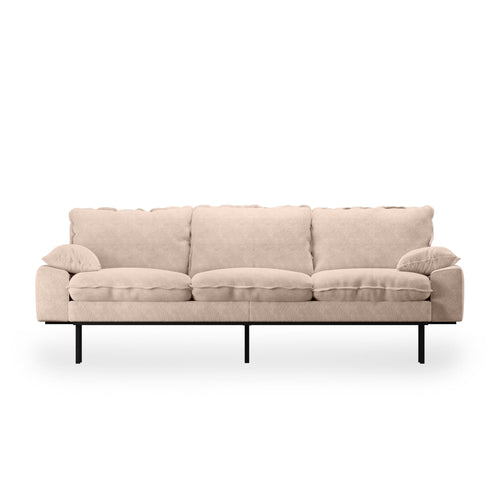HKliving Retro Boucle 3 Seat Sofa