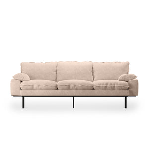 HKliving Retro Boucle 3 Seat Sofa