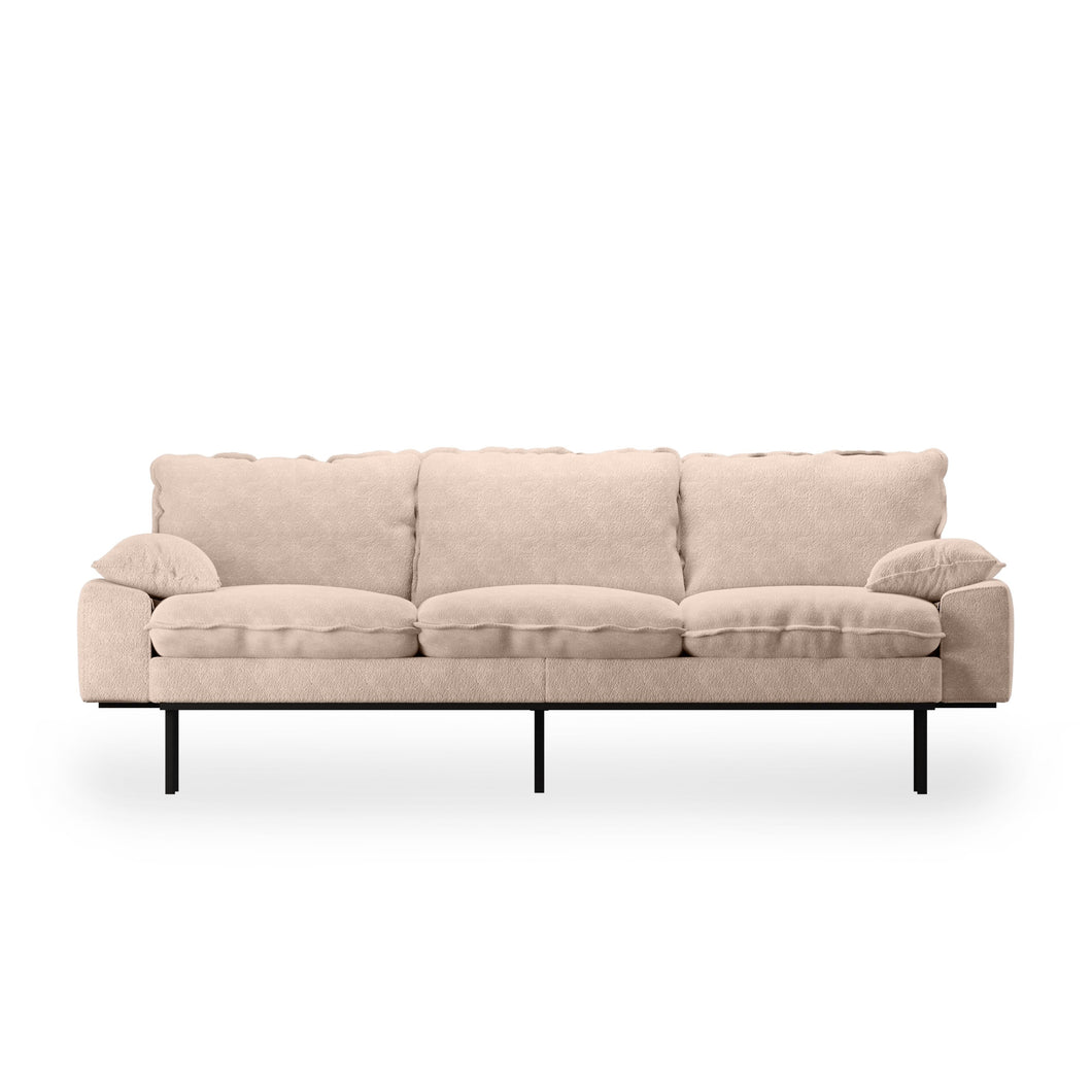 HKliving Retro Boucle 3 Seat Sofa