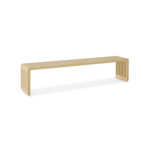 HKLIVING Slatted Bench Sand 160 cm