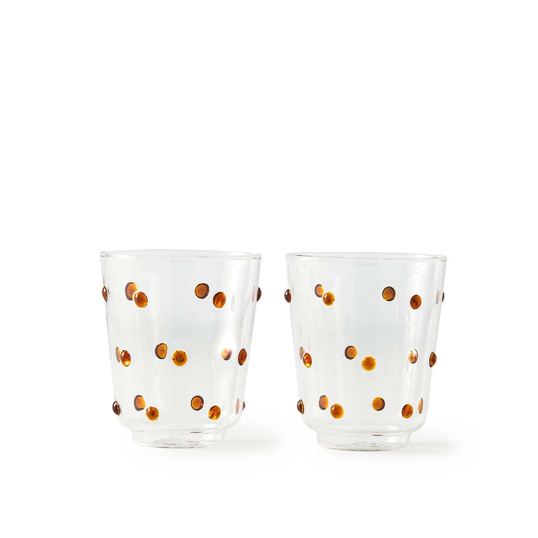 Amber Nob Tumblers Set of 2