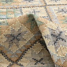 Load image into Gallery viewer, Ocean Jute Kilim Rug
