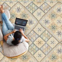 Load image into Gallery viewer, Ocean Jute Kilim Rug