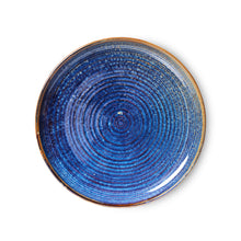 Load image into Gallery viewer, HKliving Rustic Blue Dinner Plate