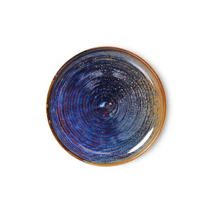 HKliving Rustic Blue Side Plate