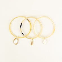 Load image into Gallery viewer, Set of 3 Horn Bangles