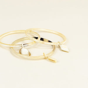 Set of 3 Horn Bangles
