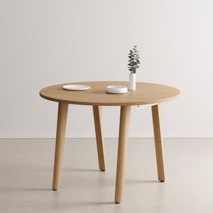 TIPTOE New Modern Round Table | Full Wood