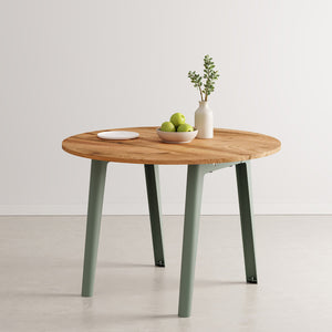 TIPTOE New Modern Round Table | Reclaimed Wood