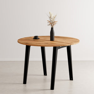 TIPTOE New Modern Round Table | Reclaimed Wood