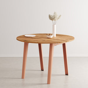 TIPTOE New Modern Round Table | Reclaimed Wood