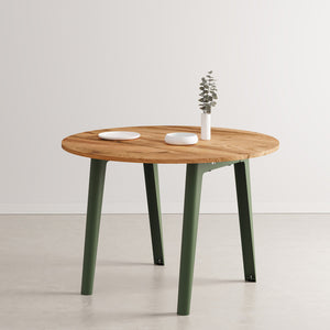 TIPTOE New Modern Round Table | Reclaimed Wood