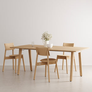 TIPTOE New Modern Dining Table | Full Wood - 3 Sizes