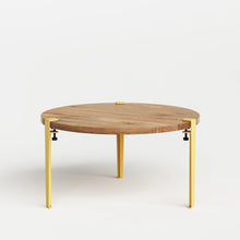 Load image into Gallery viewer, TIPTOE Round Coffee Table - Reclaimed Wood