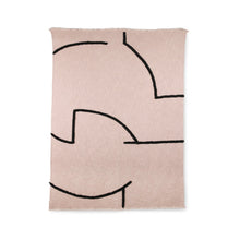 Load image into Gallery viewer, HKliving Soft Woven Throw Nude With Tufted Lines