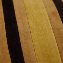 Load image into Gallery viewer, HKLiving Striped Velvet Cushion Honey