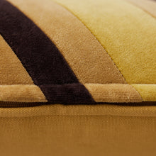 Load image into Gallery viewer, HKLiving Striped Velvet Cushion Honey