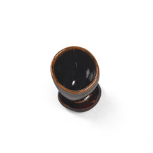 Load image into Gallery viewer, Out Of Lines - Egg Cup Black Brown