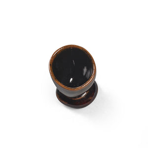 Out Of Lines - Egg Cup Black Brown