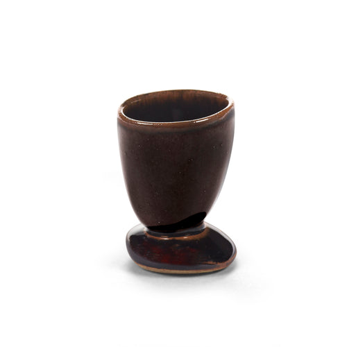 Out Of Lines - Egg Cup Black Brown