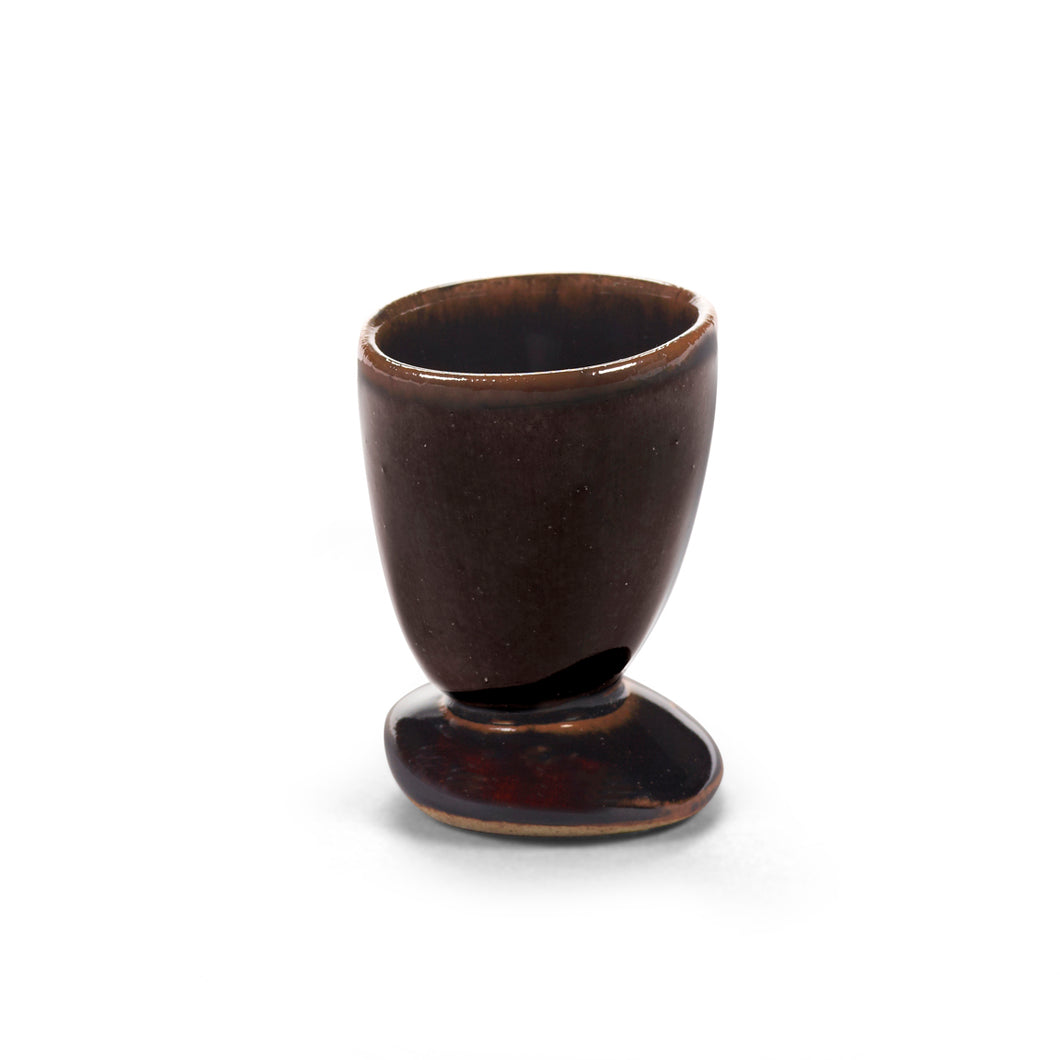 Out Of Lines - Egg Cup Black Brown