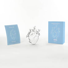 Load image into Gallery viewer, &quot;Love In Bloom&quot; Glass Heart Vase