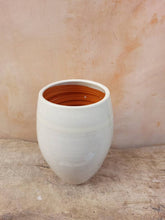 Load image into Gallery viewer, White Terracotta Double Lid Jar