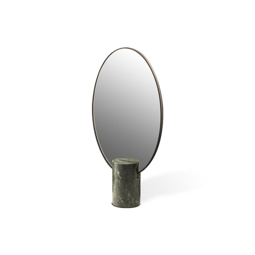 Oval Marble Table Mirror