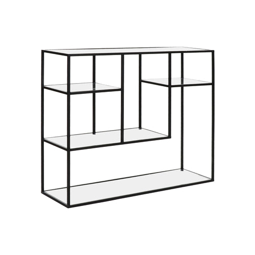 Eszential Small Glass Shelving Unit