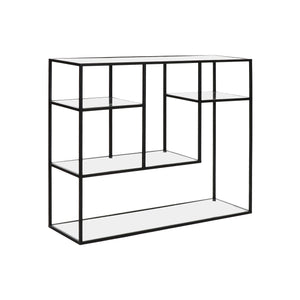 Eszential Small Glass Shelving Unit