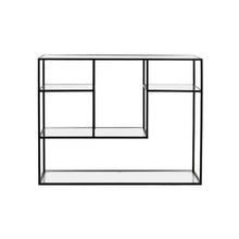 Load image into Gallery viewer, Eszential Small Glass Shelving Unit
