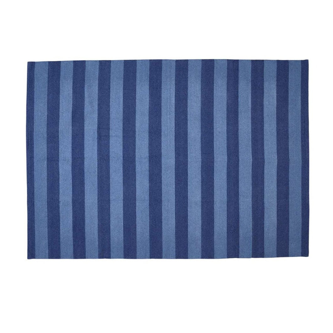 Siesta Striped Blue Rug