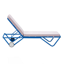 Load image into Gallery viewer, Barceloneta Outdoors Sun Lounger with Wheels