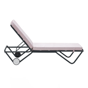 Barceloneta Outdoors Sun Lounger with Wheels