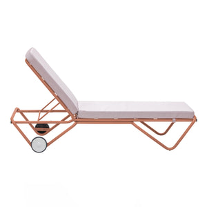 Barceloneta Outdoors Sun Lounger with Wheels