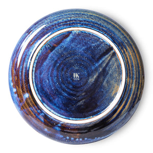HKliving Rustic Blue Dinner Plate