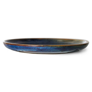 HKliving Rustic Blue Dinner Plate