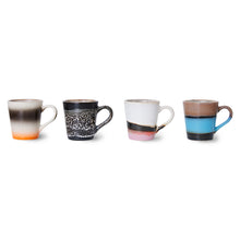 Load image into Gallery viewer, HKliving 70&#39;s Ceramic Espresso Mugs - Set of Four