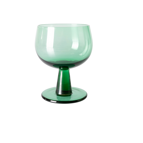 HKLIVING Fern Green Wine Glass