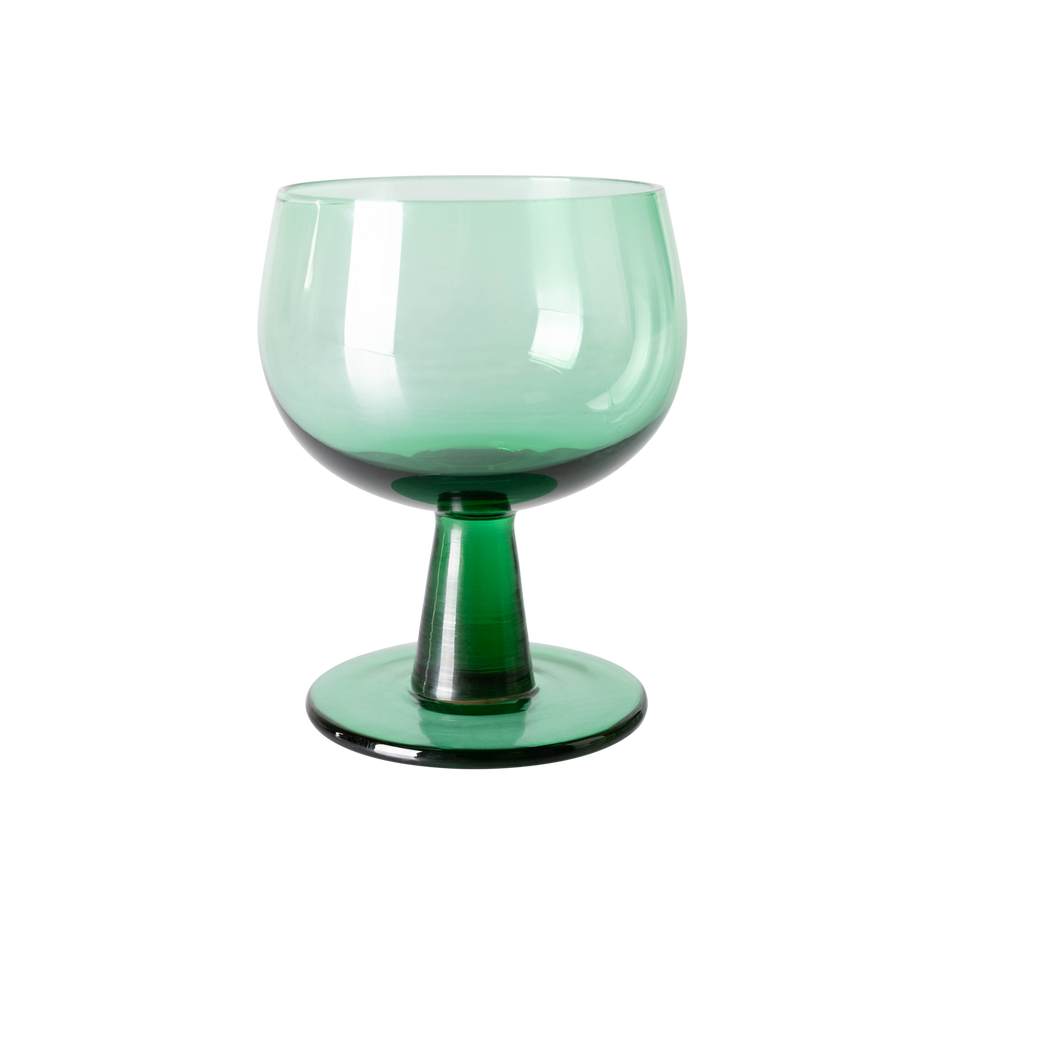 HKLIVING Fern Green Wine Glass
